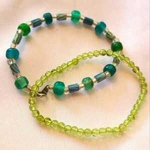 Peridot costume jewelry bracelets